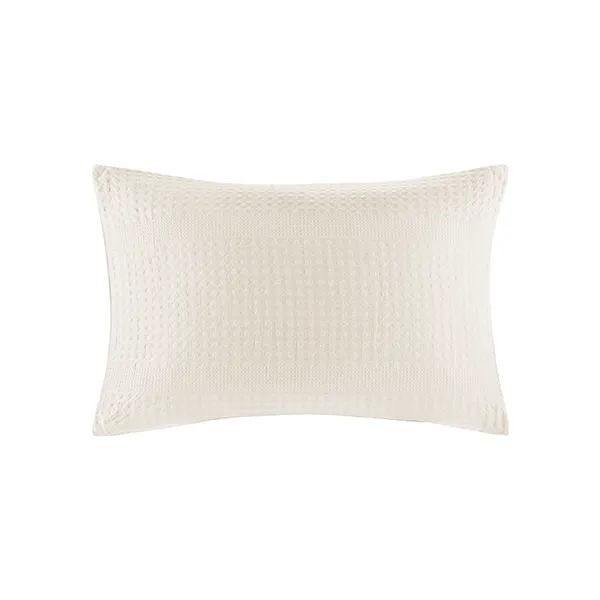 Nova Home Nari Waffle Jaquard Microfiber Comforter Set - Ivory product thumbnail 3