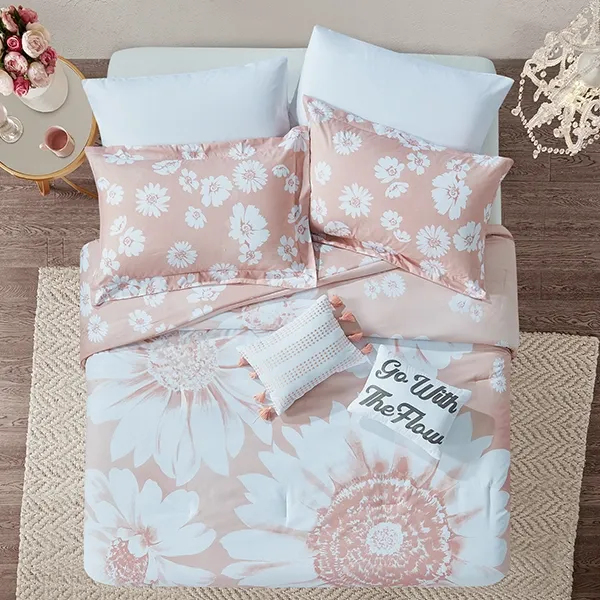 Nova Home Maude Double-Face Printed Comforter Set - Blush product thumbnail 2