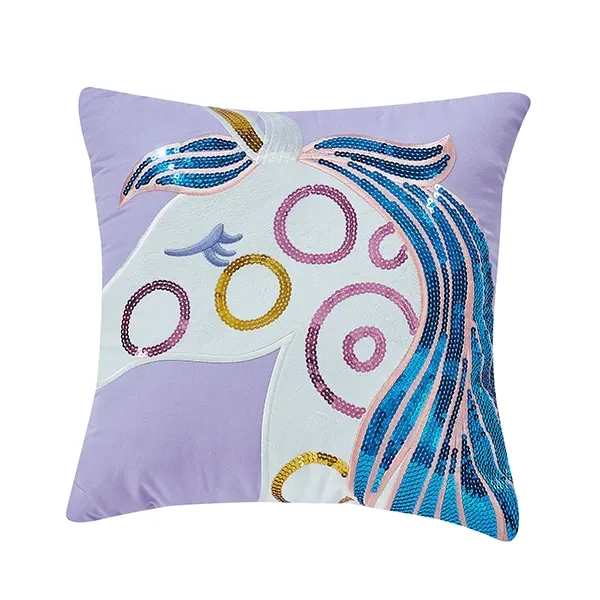 Nova Home Cora Microfiber Comforter Set - Purple product thumbnail 4