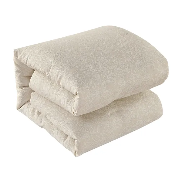 Nova Home Fraidy Cotton Jacquard Comforter Set - 100% Cotton - King - 8Pcs - Ivory product thumbnail 7