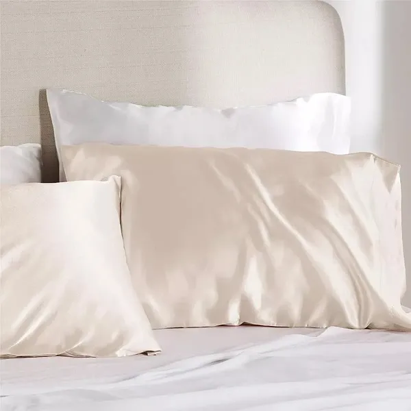 Nova Home Yildiz Satin Pillow Case Set - 2Pcs - Gold product thumbnail 2