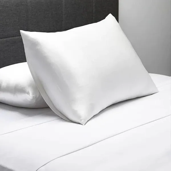 Nova Home Yildiz Satin Pillow Case Set - 2Pcs - White product thumbnail 2