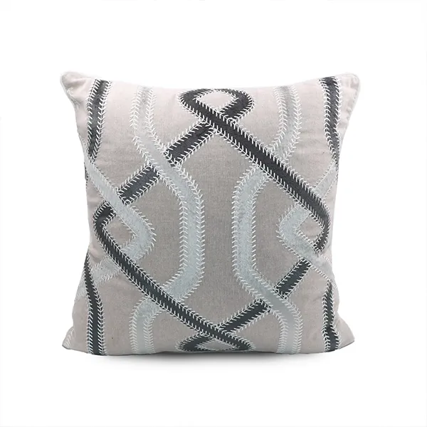 Nova Home Pescara Handmade Embroidered Cushion Cover - 50x50 Cm - Multicolor product thumbnail 4