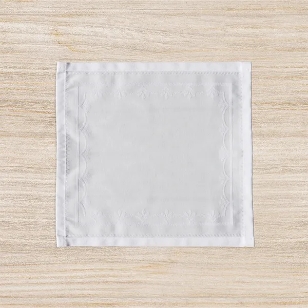 Nova Home Irene Table Napkins Set - 6pcs - 42x42 Cm - White product thumbnail 2