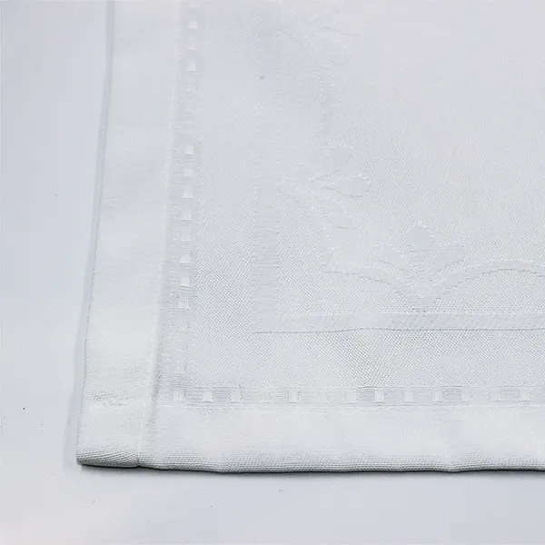 Nova Home Irene Table Napkins Set - 6pcs - 42x42 Cm - White product thumbnail 3