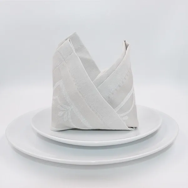 Nova Home Irene Table Napkins Set - 6pcs - 42x42 Cm - Stone product thumbnail 4