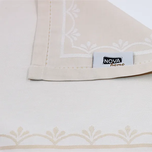 Nova Home Irene Table Napkins Set - 6pcs - 42x42 Cm - Beige product thumbnail 4