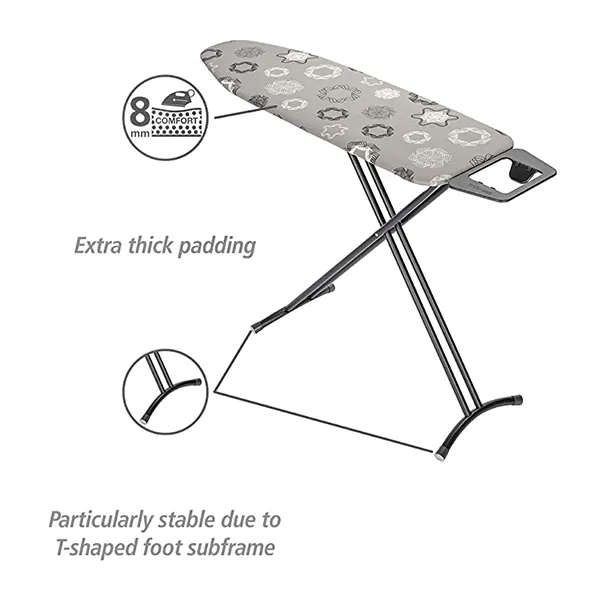 Wenko Classic Ironing Board - Adjustable - 120X38 Cm - Black product thumbnail 4