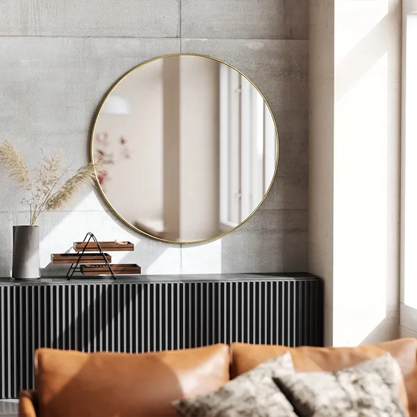 Umbra Hubba Wall Mirror - 86.3 Cm - Brass product thumbnail 2