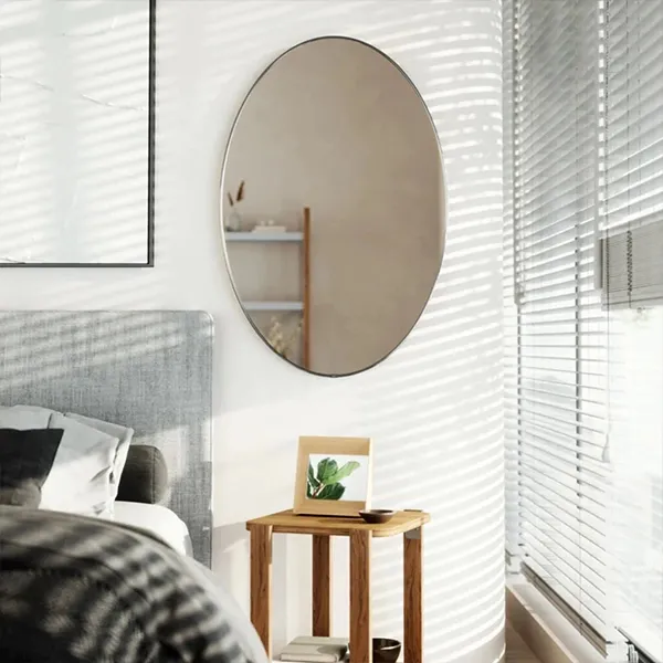 Umbra Hubba Oval Wall Mirror - 61x91 Cm - Titanium product thumbnail 2