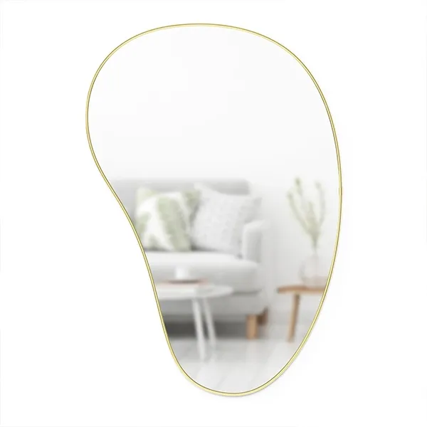Umbra Hubba Pebble Wall Mirror - 61x91 Cm - Brass product thumbnail 2