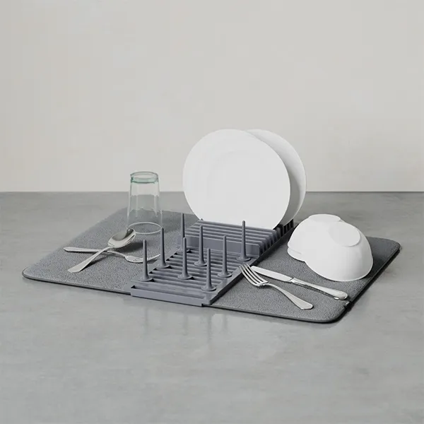 Umbra Udry Peg Drying Mat - Charcoal product thumbnail 3