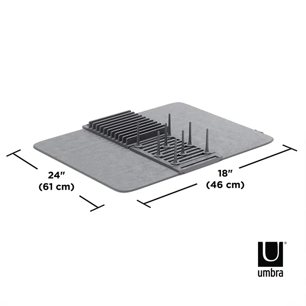 Umbra Udry Peg Drying Mat - Charcoal product thumbnail 4