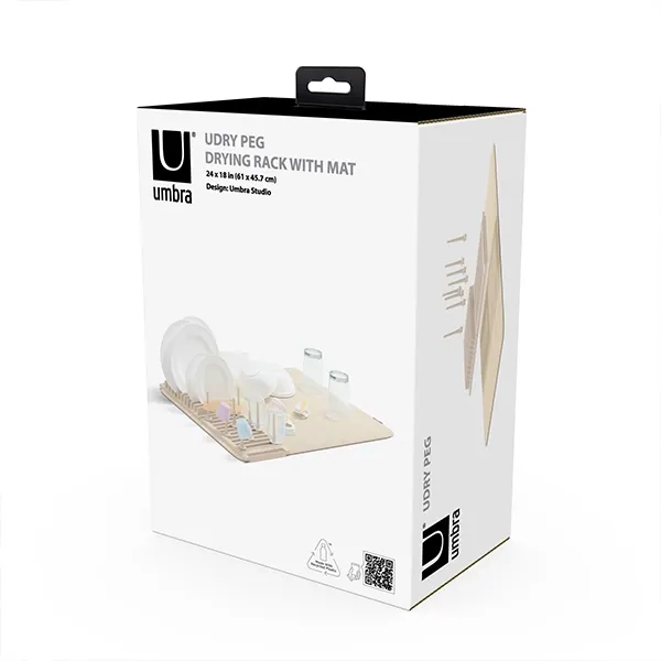 Umbra Udry Peg Drying Mat - Linen product thumbnail 6