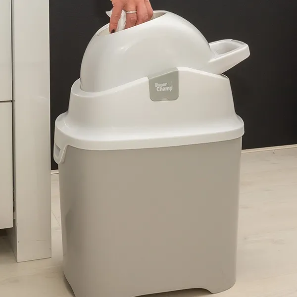 DiaperChamp ONE Standard Diaper Pail - Silver product thumbnail 4