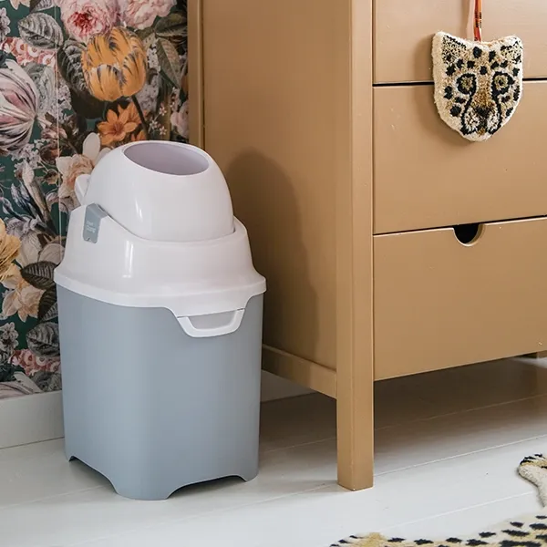 DiaperChamp ONE Standard Diaper Pail - Silver product thumbnail 5