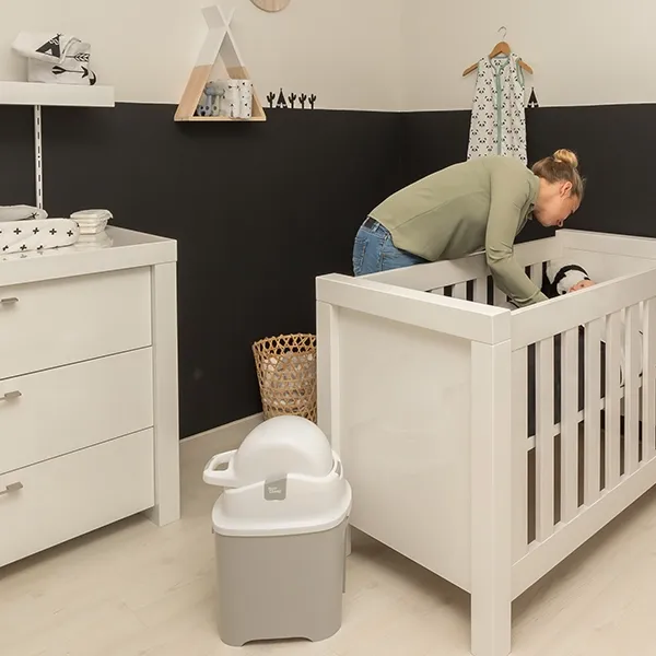 DiaperChamp ONE Standard Diaper Pail - Silver product thumbnail 6
