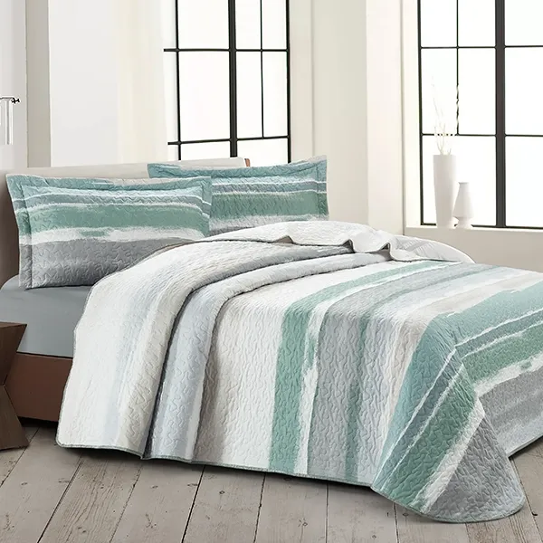 Nova Home Irmak Printed Bedspread Set - Multi Color (Available In Sizes) product thumbnail 2