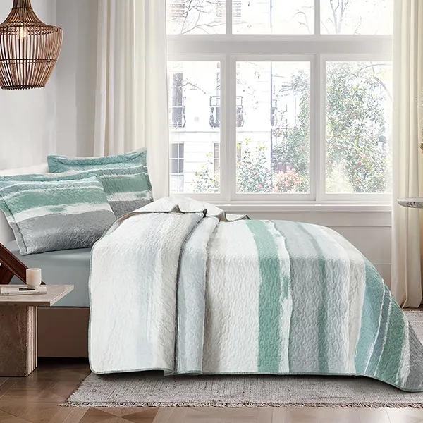 Nova Home Irmak Printed Bedspread Set - King & Super King - 4 Pcs - Multi Color product thumbnail 3