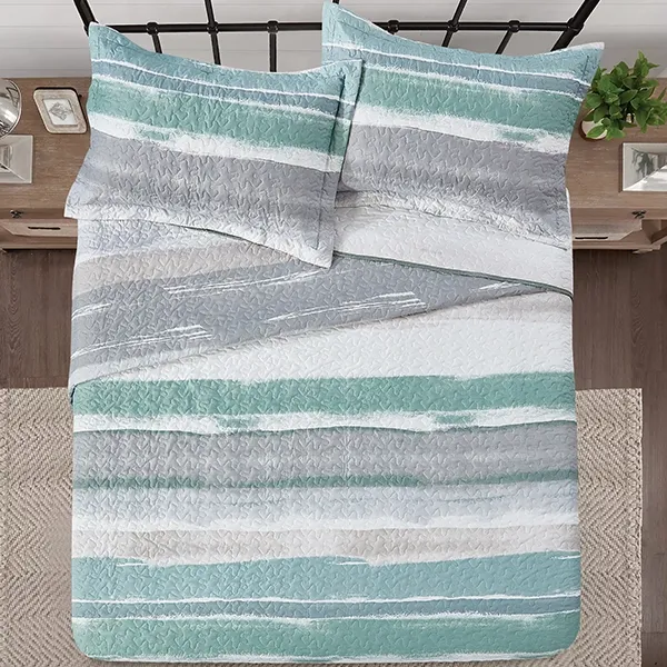 Nova Home Irmak Printed Bedspread Set - King & Super King - 4 Pcs - Multi Color product thumbnail 4