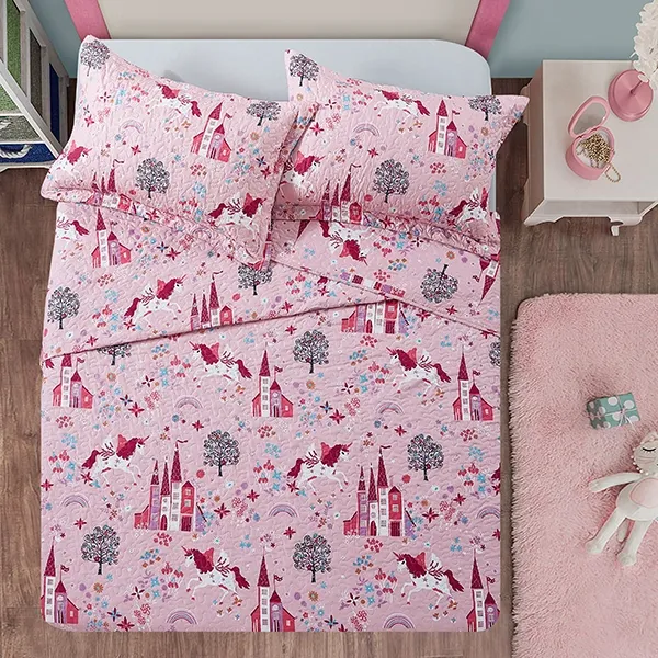 Nova Home Ruya Printed Bedspread Set - Pink (Available In Sizes) product thumbnail 10