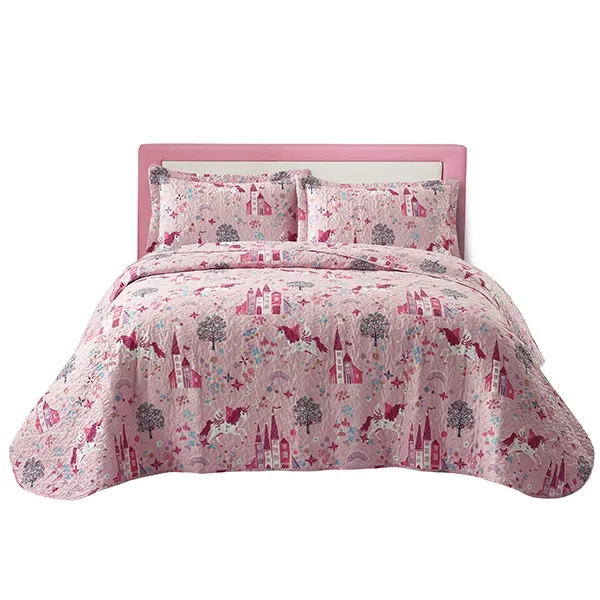 Nova Home Ruya Printed Bedspread Set - Pink (Available In Sizes) product thumbnail 7