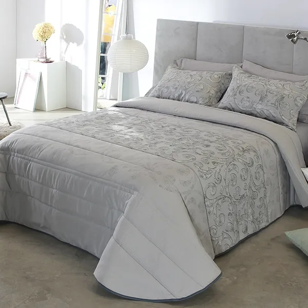 Nova Home Garen Spanish Jaquard Comforter Set - 6pcs - King & Super King - Grey product thumbnail 4