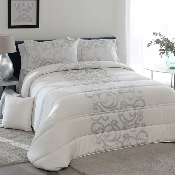 Nova Home Amiens Spanish Jaquard Comforter Set - 6pcs - King & Super King - Grey product thumbnail 4