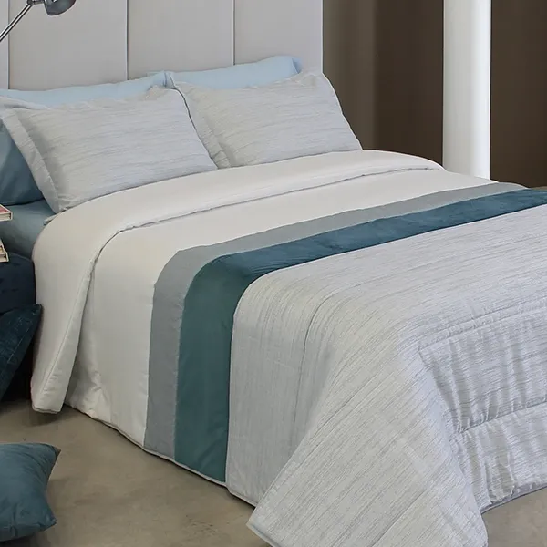 Nova Home Adkins Spanish Jaquard Comforter Set - 6pcs - King & Super King - Blue product thumbnail 2