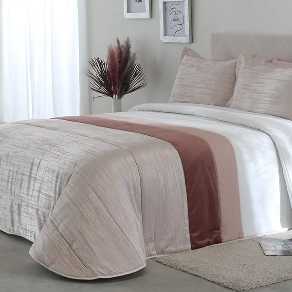Nova Home Adkins Spanish Jaquard Comforter Set - 6pcs - King & Super King - Pink product thumbnail 2