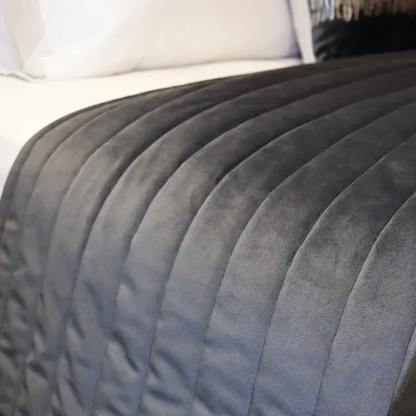 Nova Home Venice Bed Runner - Grey product thumbnail 3