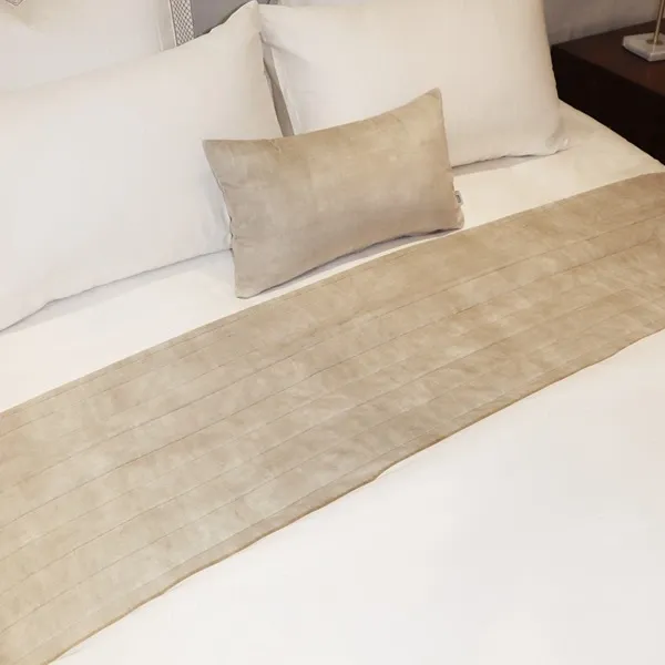 Nova Home Darcy Bed Runner - Beige product thumbnail 2