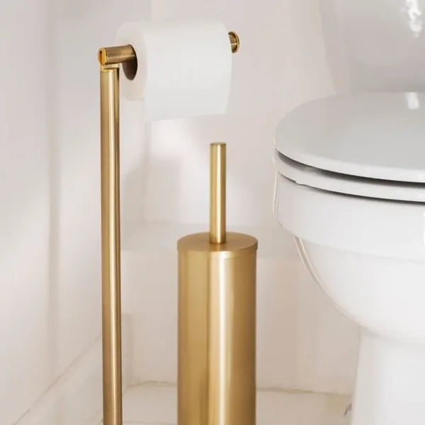 Andrea WC Set BA19035 - Stainless Steel - Brass product thumbnail 2