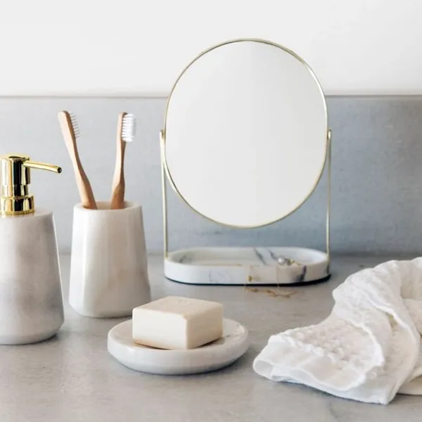Andrea Table Mirror BA21050 - Gold product thumbnail 3