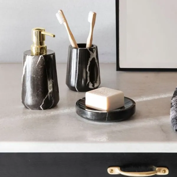Andrea Toothbrush Holder BA21103 - Marble - Black product thumbnail 3