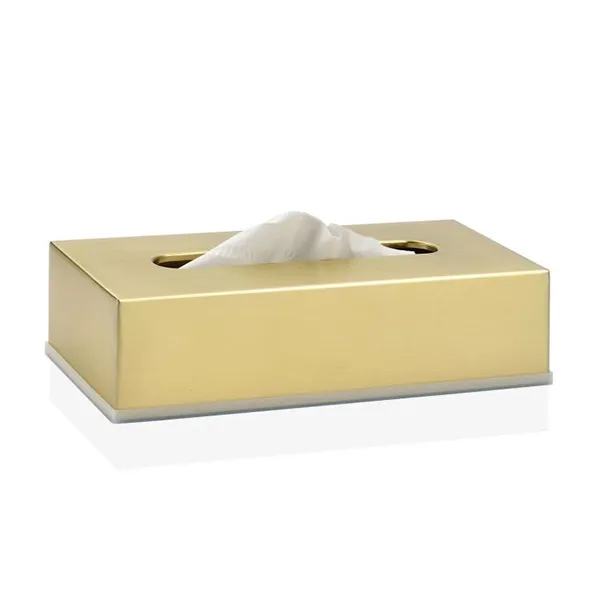Andrea Tissue Box BA69326 - Stainless Steel - Gold product thumbnail 2