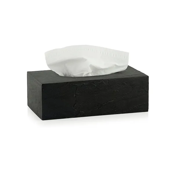 Andrea Tissue Box BA70117 - Polyresin - Black product thumbnail 4