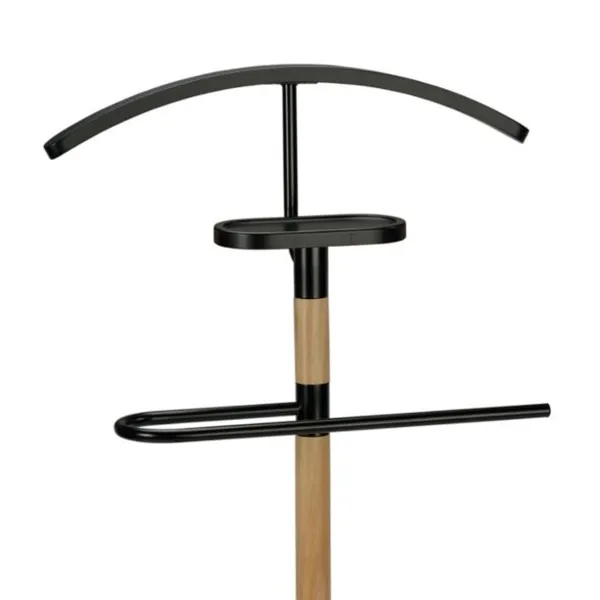 Andrea Wooden Suit Rack AX15090 - Black product thumbnail 2
