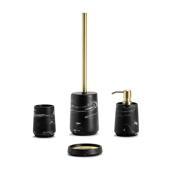 Andrea Toothbrush Holder BA71013 - Polyresin - Black product thumbnail 2
