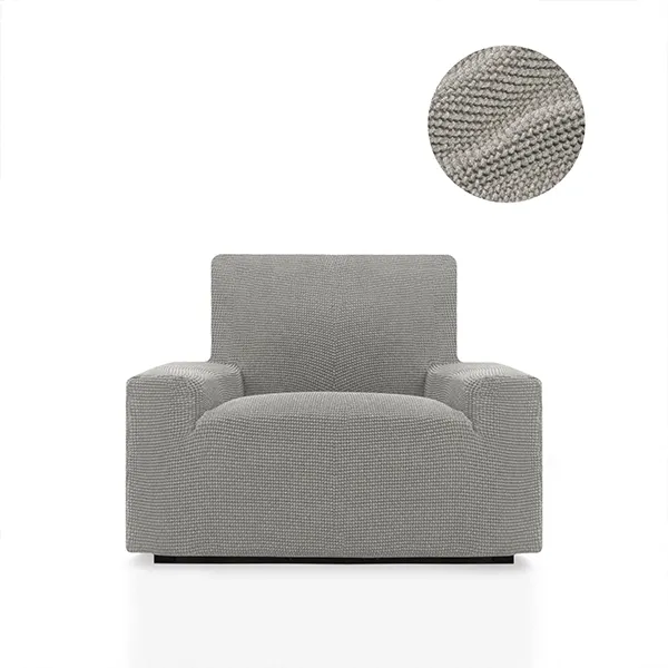 Nueva Textura "Niagara" Sofa Cover - 1 Seat - Light Grey product thumbnail 3
