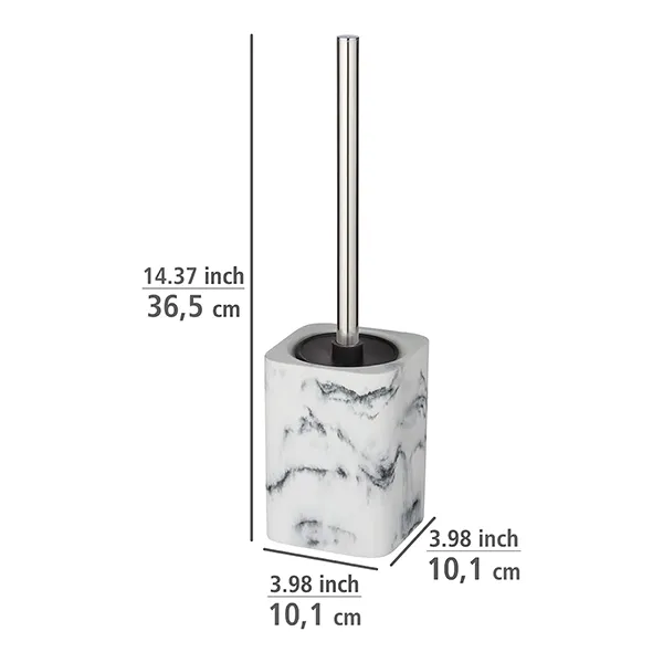 Wenko Desio Toilet Brush - White & Grey product thumbnail 2