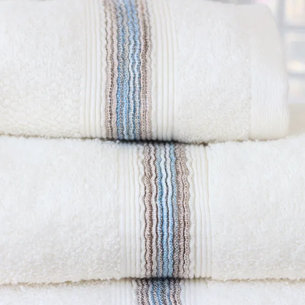 Nova Home Napa Embroidered Towel - 100% Cotton - Ivory (Available In Sizes) product thumbnail 3