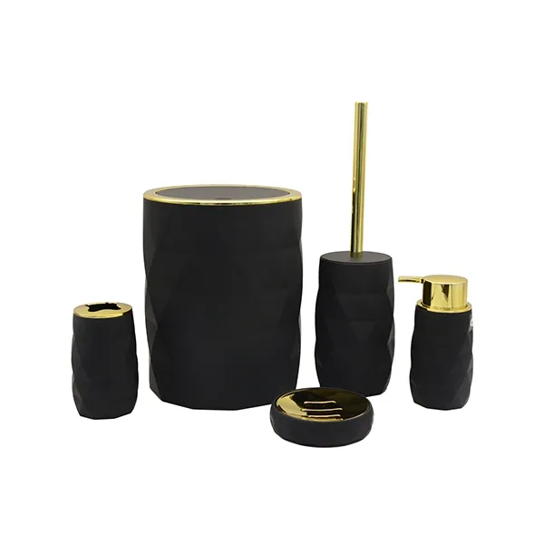 Weva Luminous Bathroom Set - 5 Pcs - Black product thumbnail 2