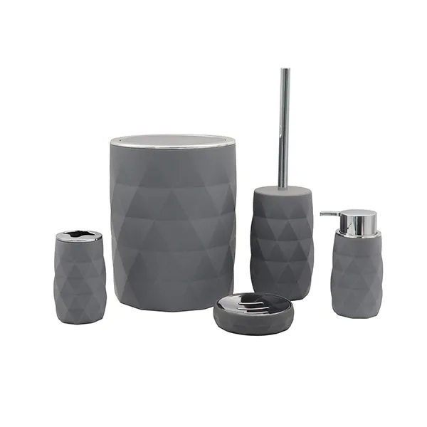 Weva Luminous Bathroom Set - 5 Pcs - Grey product thumbnail 2