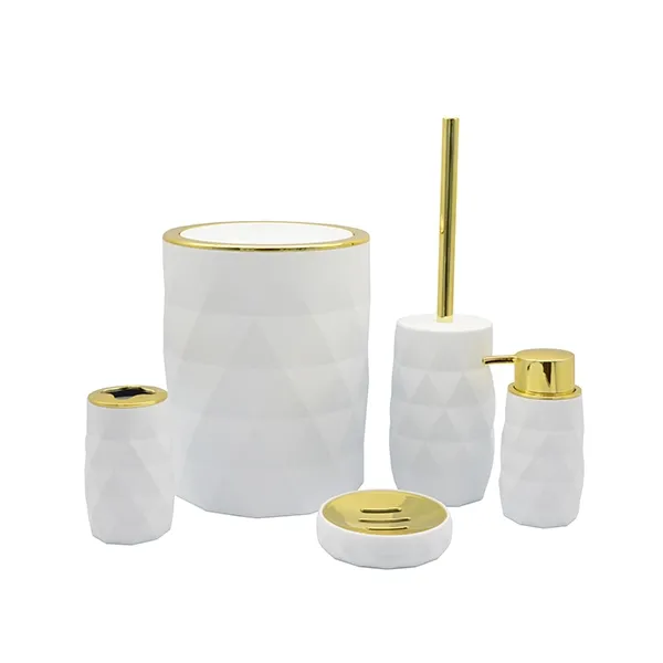 Weva Luminous Bathroom Set - 5 Pcs - White product thumbnail 2