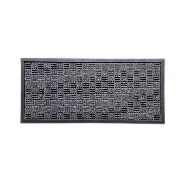 Nova Home Dash Outdoor mat W & Rubber Backing - 45x100 cm - Charcoal product thumbnail 4