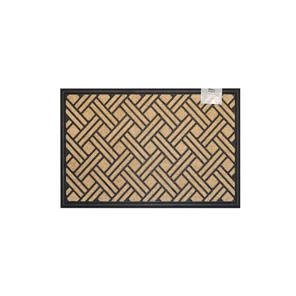 Nova Home Modern Mix Outdoor mat W & Rubber Backing - 45x75 cm - Brown product thumbnail 4