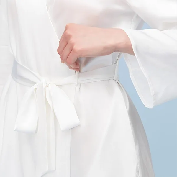 Lilysilk Plain Robe - Large - Ivory product thumbnail 5