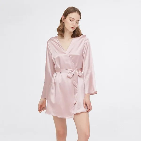 Lilysilk Plain Robe - Medium - Pink product thumbnail 11