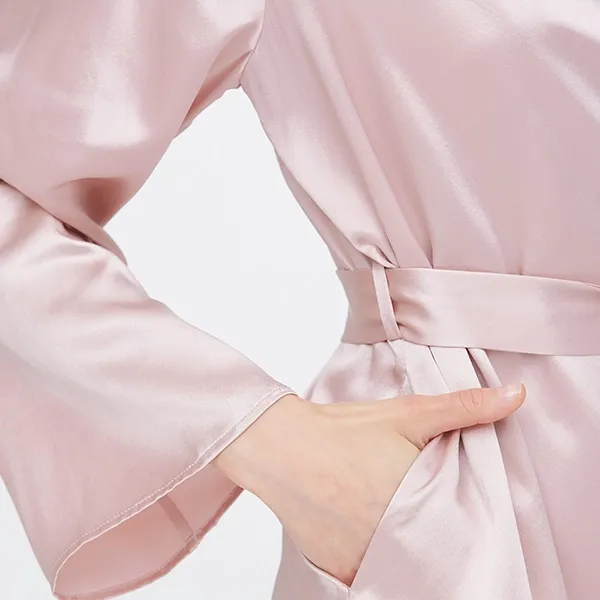 Lilysilk Plain Robe - Medium - Pink product thumbnail 5
